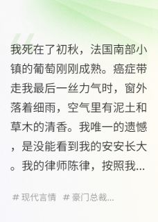 我死后，他才发现儿子是他的