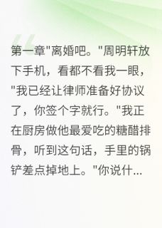 丈夫为穿越女离婚我答应了