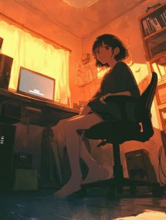 落日余晖献晚阳